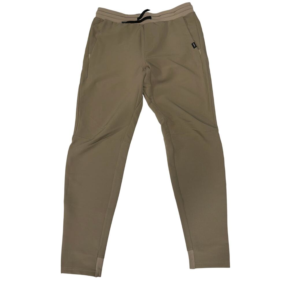 UNRL Pants Men's Sz M Tapered Athletic Joggers Stretch Performance Stretch Brown